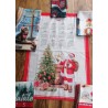 STROFINACCI NATALIZI IN STAMPA DIGITALE ..COTONE 100% CON CALENDARIO... 6 PEZZI.....MIS. 50X70 .