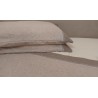 DOUBLE Bed Set in 100% COTTON Flannel WITH SPOTTED DESIGN COLOURS: BEIGE-GREY-PETROL....MAXI SIZES!!!!!