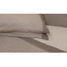 DOUBLE Bed Set in 100% COTTON Flannel WITH SPOTTED DESIGN COLOURS: BEIGE-GREY-PETROL....MAXI SIZES!!!!!