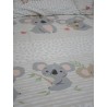 Digital bedruckter Bettbezug + Kissenbezüge aus 100 % Baumwolle. KOALA- UND BÄREN-Design in allen Größen ... HERGESTELLT IN