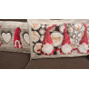 DOUBLE FACE Digital Print Bed Pillowcases ..100% Cotton CHRISTMAS ELF GNOME Design ....2 Pillowcases 52x82..MADE IN ITALY!!!