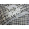 Doppelbett-Set mit schottischem Muster, Burberry-Stil, 100 % Baumwolle ... HERGESTELLT IN ITALIEN!!!