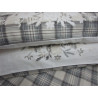Doppelbett-Set mit schottischem Muster, Burberry-Stil, 100 % Baumwolle ... HERGESTELLT IN ITALIEN!!!