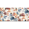 100% Water-repellent Stain-Resistant Rectangular Tablecloth, COLORED PALMS WITH TOUCAN BIRD Design..MADE IN ITALY...NO IRON!!!