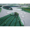 100% Water Repellent Stain Resistant Rectangular Tablecloth GREEN PALM TREES Design..MADE IN ITALY...NO IRON!!!
