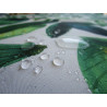 Tovaglia Rettangolare Antimacchia 100% Idrorepellente Disegno PALME VERDI ..MADE IN ITALY...NO STIRO!!!