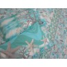 Completo letto Fantasia CORALLO STELLA MARINA Colore Verde-Rosso-Azzurro-Celeste...100%Cotone ...MADE IN ITALY!!!
