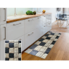 Tapis au mètre au design INTRECCIO en tissu nautique hydrofuge. Antidérapant..Euro 0,11cent m..FABRIQUÉ EN ITALIE !!