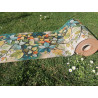 Tapis au mètre avec impression numérique FLORAL Design en tissu nautique hydrofuge..Euro 0,11cent mt..MADE IN ITALY