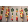 Tapis au mètre avec FRUITS..LEGUMES ET ÉPICES design en tissu nautique hydrofuge..Euro 0,11cent mt..FABRIQUÉ EN ITALIE!!