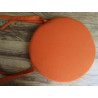 Round chair cover in solid color with two removable laces 100% COTTON...In all colours.. MADE IN ITALY