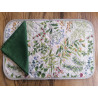 Set de table américain en coton, design FEUILLES COULEURS HERBOLARIO. Taille: 50x35...100% Coton...FABRIQUÉ EN ITALIE.!!!