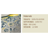 Carpet with LEMON and MAIOLICA design in water-repellent nautical fabric... non-slip..in all sizes..MADE IN ITALY!!