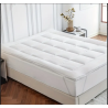 Topper Coprimaterasso imbottito in microfibra Consigliato per Hotel e Ristorazione, B&B e Agriturismo...Made in Italy