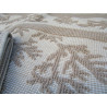 Sardinian Style Carpet CORAL Design... Beige Colour.. 100% Non-slip Cotton... Size 40x60