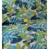 Nappe rectangulaire en coton avec motif TROPICAL et FEUILLES COULEURS..Dans toutes les tailles 100% Coton....FABRIQUÉ EN ITALIE