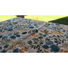 Rechteckige Tischdecke aus Baumwolle mit BUNTEN BLÄTTERN. In allen Größen 100 % Baumwolle. HERGESTELLT IN ITALIEN!!!!!