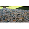 Rectangular Cotton Tablecloth with MULTICOLORED LEAVES Pattern..In all sizes 100% Cotton....MADE IN ITALY!!!!!