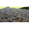 Rectangular Cotton Tablecloth with MULTICOLORED LEAVES Pattern..In all sizes 100% Cotton....MADE IN ITALY!!!!!