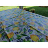 Rectangular tablecloth in water-repellent plastic with LEMON design.. In all sizes..MADE IN ITALY..