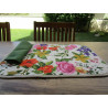 American Quilted Cotton Placemat With FLORAL Pattern Napkin.. Size:50x35..MADE IN ITALY..!!!!