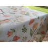 Rectangular tablecloth in water-repellent plastic. TULIPS AND BUTTERFLIES design.. In all sizes..MADE IN ITALY..