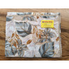 Rectangular Tablecloth in Water-repellent Plastic Design with LEAVES.. In all sizes..MADE IN ITALY..