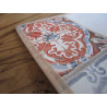 Rechteckige Kunststoff-Tischdecke mit MAIOLICA-Design. In allen Größen. Farbe: Grau und Mehrfarbig. HERGESTELLT IN ITALIEN.