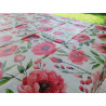 Rectangular tablecloth in water-repellent plastic with POPPIES design.. In all sizes..MADE IN ITALY..
