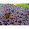 Rectangular tablecloth in water-repellent plastic with COLORED MAGNOLIA design.. In all sizes..MADE IN ITALY..