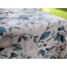 Nappe rectangulaire en plastique hydrofuge avec motif FLORAL PRINT.. Dans toutes les tailles..MADE IN ITALY..