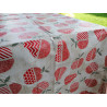 Rechteckige Tischdecke aus wasserabweisendem Kunststoff. Tutti Frutti Design. In allen Größen. HERGESTELLT IN ITALIEN.