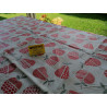 Tovaglia Rettangolare In Plastica Idrorepellente Disegno TUTTI FRUTTI .. In Tutte le Misure ..MADE IN ITALY..