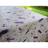 Tovaglia Rettangolare In Plastica Idrorepellente Disegno LAVANDA.. In Tutte le Misure ..MADE IN ITALY..