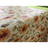 Tovaglia Rettangolare In Plastica Idrorepellente Disegno TUTTI GIRASOLI .. In Tutte le Misure ..MADE IN ITALY..