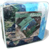 Courtepointe imprimée numériquement avec BRAIES LAKE Design.. Tailles : Double et Simple