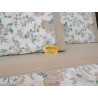 Parure de lit double en 100% flanelle avec motif ROSE ET FLEURS COULEURS.. TAILLES MAXI....!!