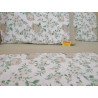 Doppelbett-Set aus 100 % Flanell mit Rosen- und farbigen Blumenmuster. Maxi-Größen....!!