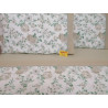 Double Bed Set in 100% Flannel with ROSE AND COLORED FLOWERS Pattern..MAXI SIZES....!!