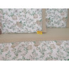 Double Bed Set in 100% Flannel with ROSE AND COLORED FLOWERS Pattern..MAXI SIZES....!!