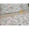 Doppelbett-Set aus 100 % Flanell mit Rosen- und farbigen Blumenmuster. Maxi-Größen....!!