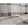 Completo Letto Singolo in 100% Flanella Fantasia QUADROTTO MULTICOLOR Colori:Azzurro-Beige-Rosa..MADE IN ITALY!!!