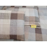 Completo Letto Singolo in 100% Flanella Fantasia QUADROTTO MULTICOLOR Colori:Azzurro-Beige-Rosa..MADE IN ITALY!!!