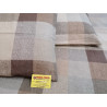 Einzelbett-Set aus 100 % Flanell, MULTICOLOR SQUARE Musterfarben: Hellblau-Beige-Rosa. HERGESTELLT IN ITALIEN!!!