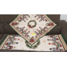 Strip and Centerpiece with NUTCRACKER fantasy Christmas designs 100% cotton LUREX YARN...made in Italy!