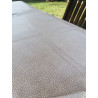 Nappe en coton plastifié, design de style Borbonese, couleur beige, 100% hydrofuge dans toutes les tailles..FABRIQUÉ EN ITALIE..