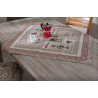 American Quilted Gobelin Cotton Placemat With HEARTS Design Napkin.. Size:50x35..MADE IN ITALY..!!!!