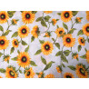 Rechteckige Tischdecke aus Baumwolle im SONNENBLUMEN-Design. In allen Größen erhältlich. HERGESTELLT IN ITALIEN!!!!!
