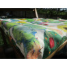 Coprisedia Con 2 Lacci Sfoderabili Con Zip.. Misura 40x40cm. Fantasia  CACTUS ....MADE IN ITALY ...100% COTONE