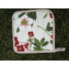 Rechteckige Tischdecke aus plastifizierter Baumwolle mit FLORAL-Muster, 100 % wasserabweisend. HERGESTELLT IN ITALIEN.